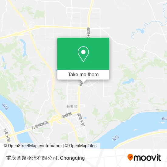 重庆圆超物流有限公司 map