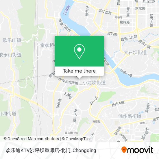 欢乐迪KTV沙坪坝重师店-北门 map