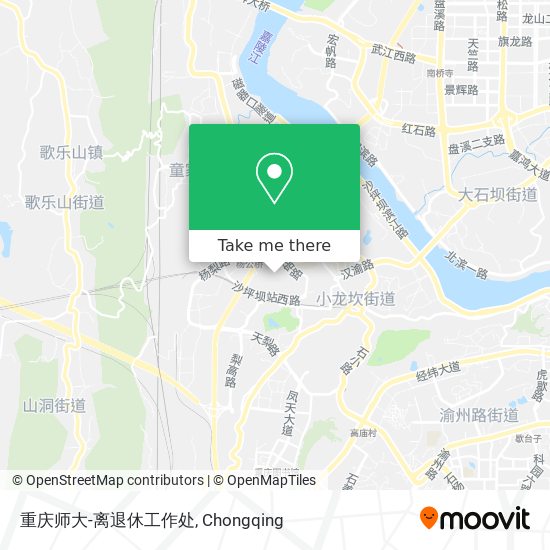 重庆师大-离退休工作处 map