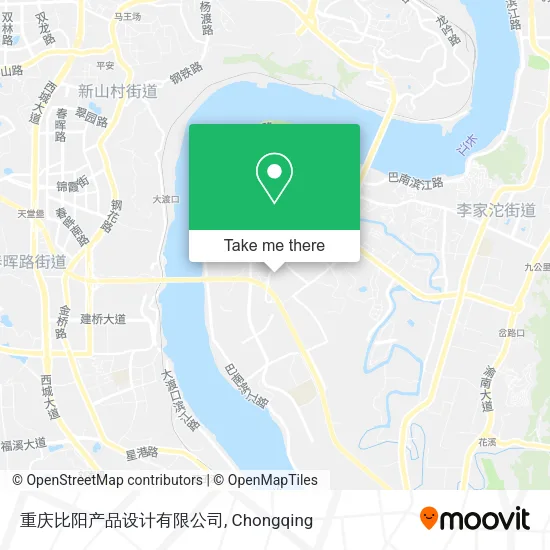 重庆比阳产品设计有限公司 map