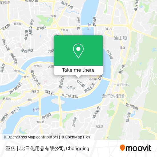 重庆卡比日化用品有限公司 map