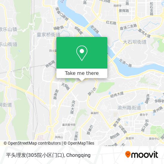 平头理发(305院小区门口) map