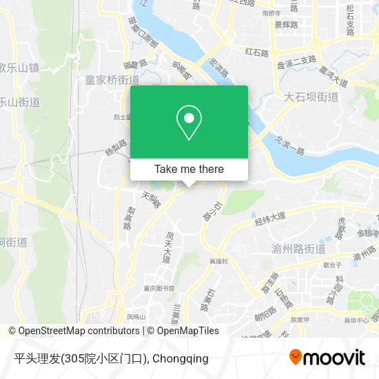 平头理发(305院小区门口) map