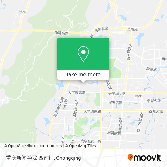 重庆新闻学院-西南门 map