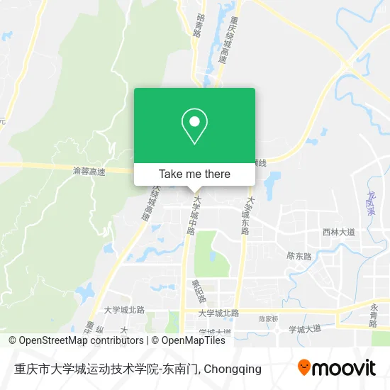 重庆市大学城运动技术学院-东南门 map