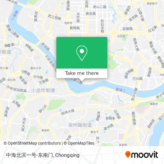 中海北滨一号-东南门 map