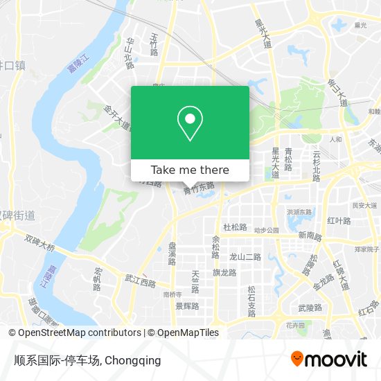 顺系国际-停车场 map