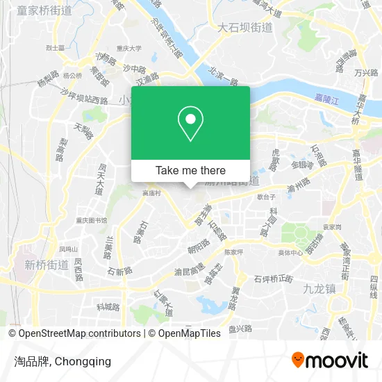 淘品牌 map