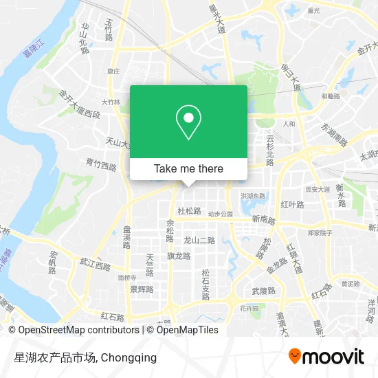 星湖农产品市场 map