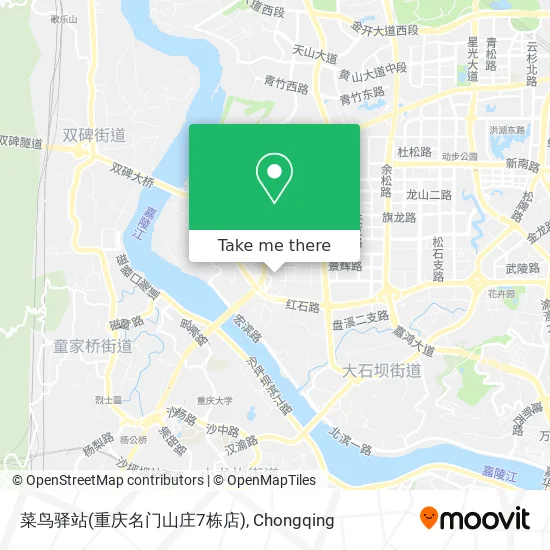 菜鸟驿站(重庆名门山庄7栋店) map