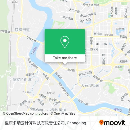 重庆多瑞云计算科技有限责任公司 map
