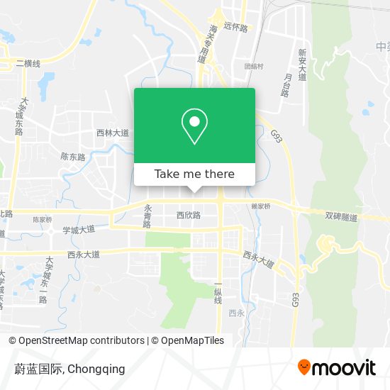 蔚蓝国际 map