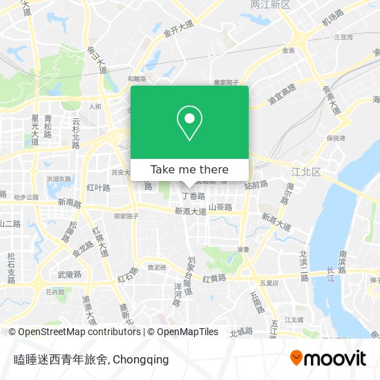 瞌睡迷西青年旅舍 map