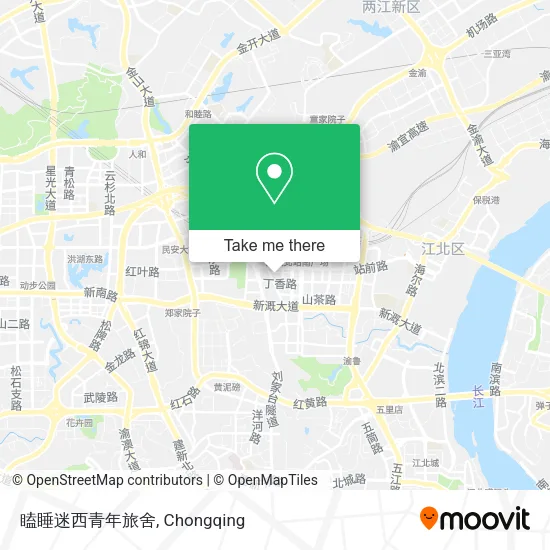 瞌睡迷西青年旅舍 map