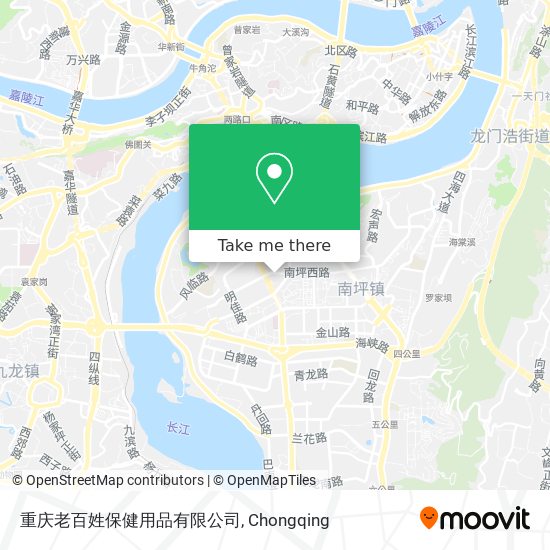 重庆老百姓保健用品有限公司 map