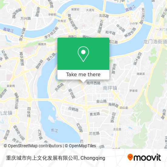 重庆城市向上文化发展有限公司 map