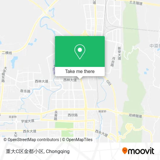 重大C区金都小区 map
