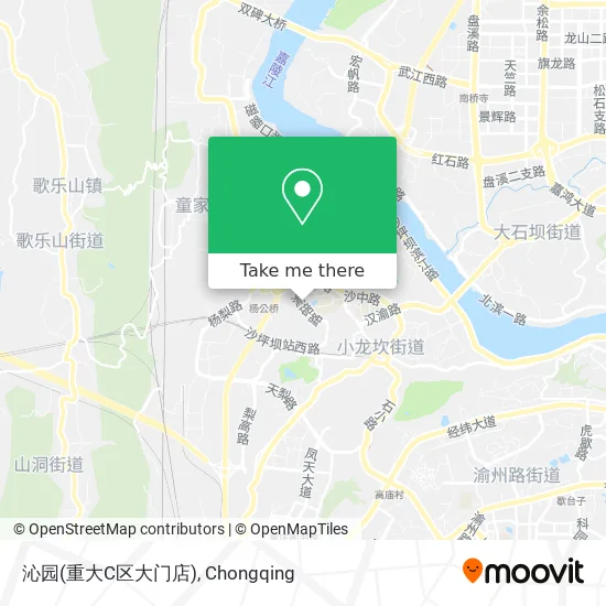 沁园(重大C区大门店) map