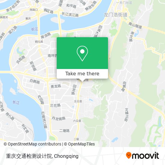 重庆交通检测设计院 map