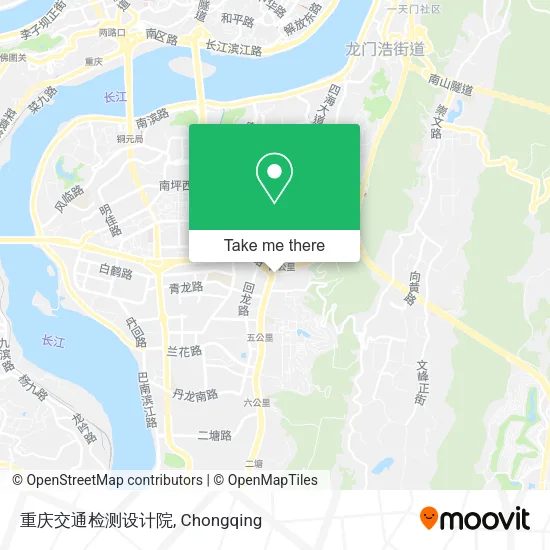 重庆交通检测设计院 map