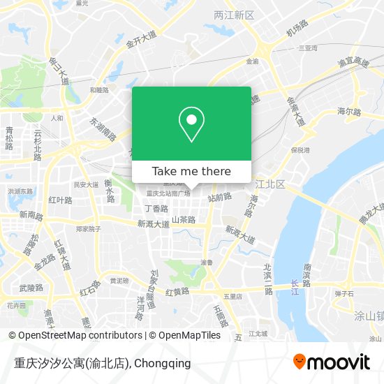重庆汐汐公寓(渝北店) map