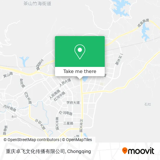 重庆卓飞文化传播有限公司 map