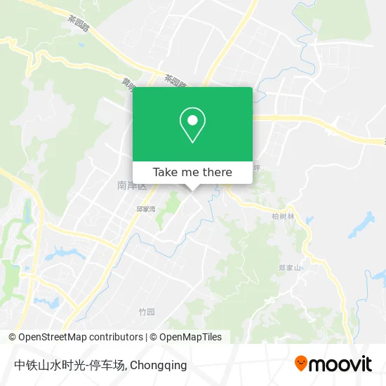 中铁山水时光-停车场 map