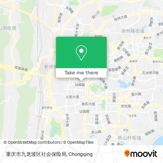 重庆市九龙坡区社会保险局 map