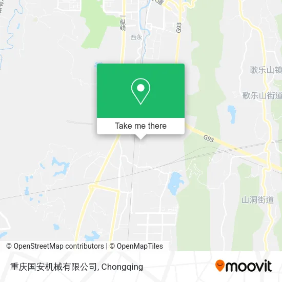 重庆国安机械有限公司 map