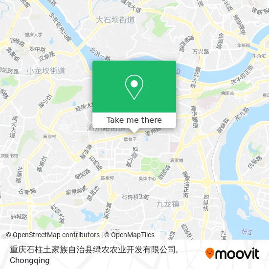 重庆石柱土家族自治县绿农农业开发有限公司 map