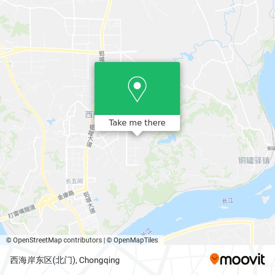 西海岸东区(北门) map