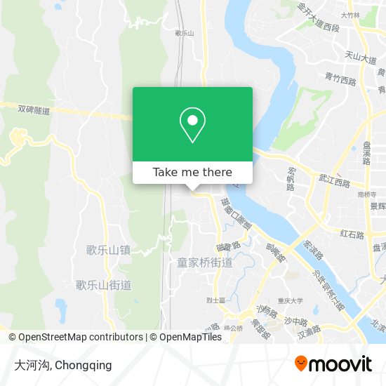 大河沟 map