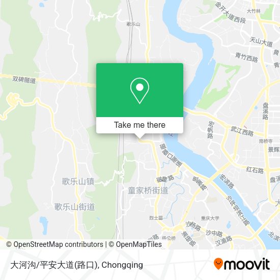 大河沟/平安大道(路口) map