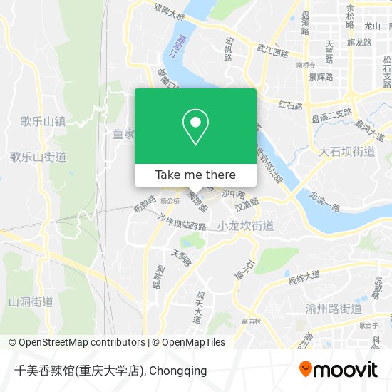 千美香辣馆(重庆大学店) map