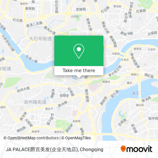 JA PALACE爵宫美发(企业天地店) map