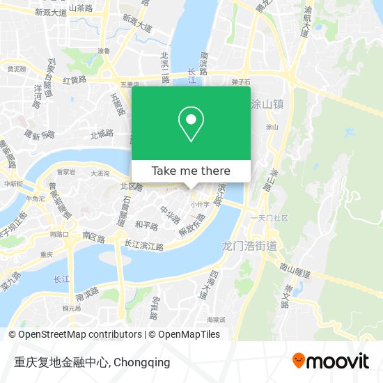 重庆复地金融中心 map