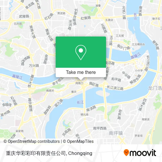 重庆华彩彩印有限责任公司 map