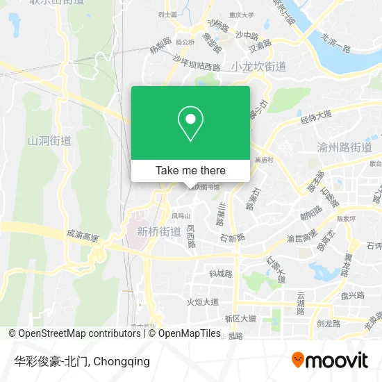 华彩俊豪-北门 map