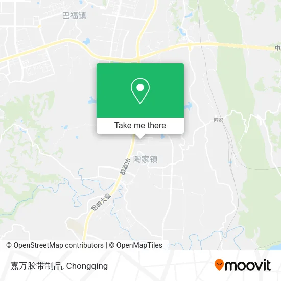 嘉万胶带制品 map