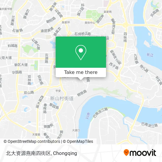 北大资源燕南四街区 map