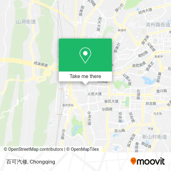 百可汽修 map
