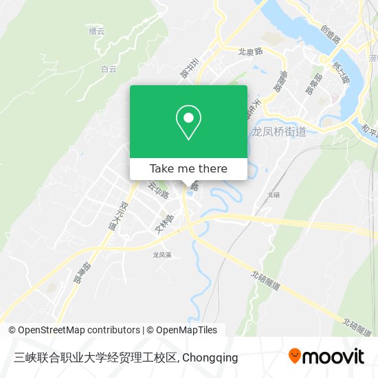 三峡联合职业大学经贸理工校区 map
