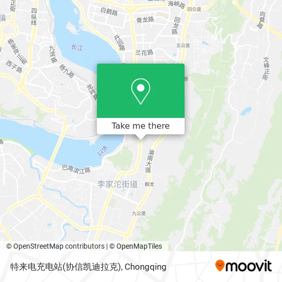 特来电充电站(协信凯迪拉克) map