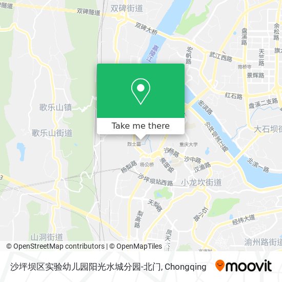 沙坪坝区实验幼儿园阳光水城分园-北门 map