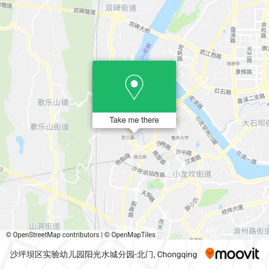 沙坪坝区实验幼儿园阳光水城分园-北门 map