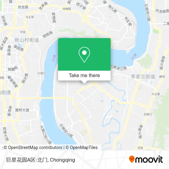 巨星花园A区-北门 map