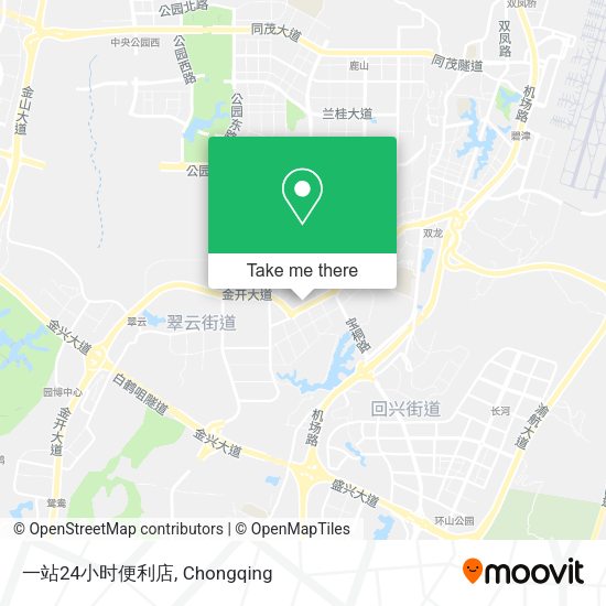 一站24小时便利店 map
