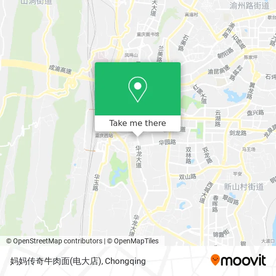 妈妈传奇牛肉面(电大店) map