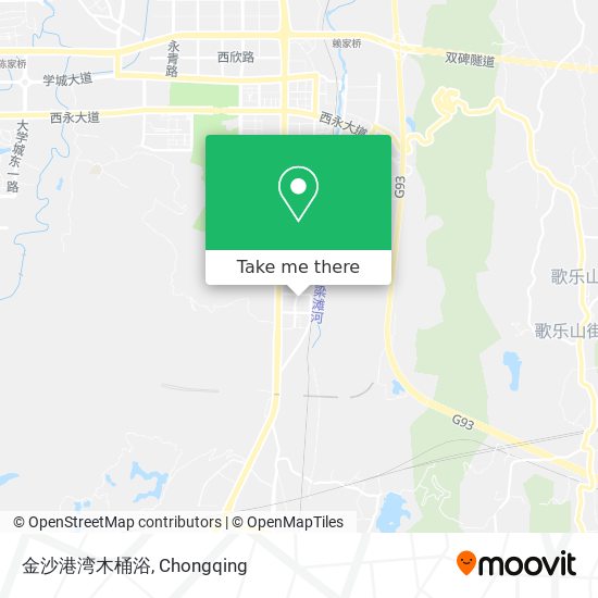 金沙港湾木桶浴 map