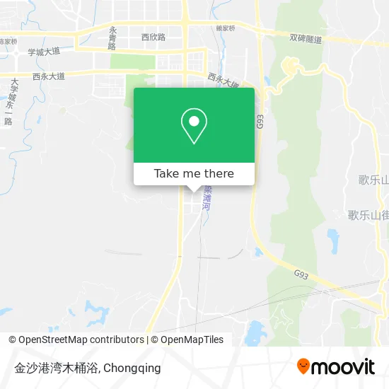 金沙港湾木桶浴 map